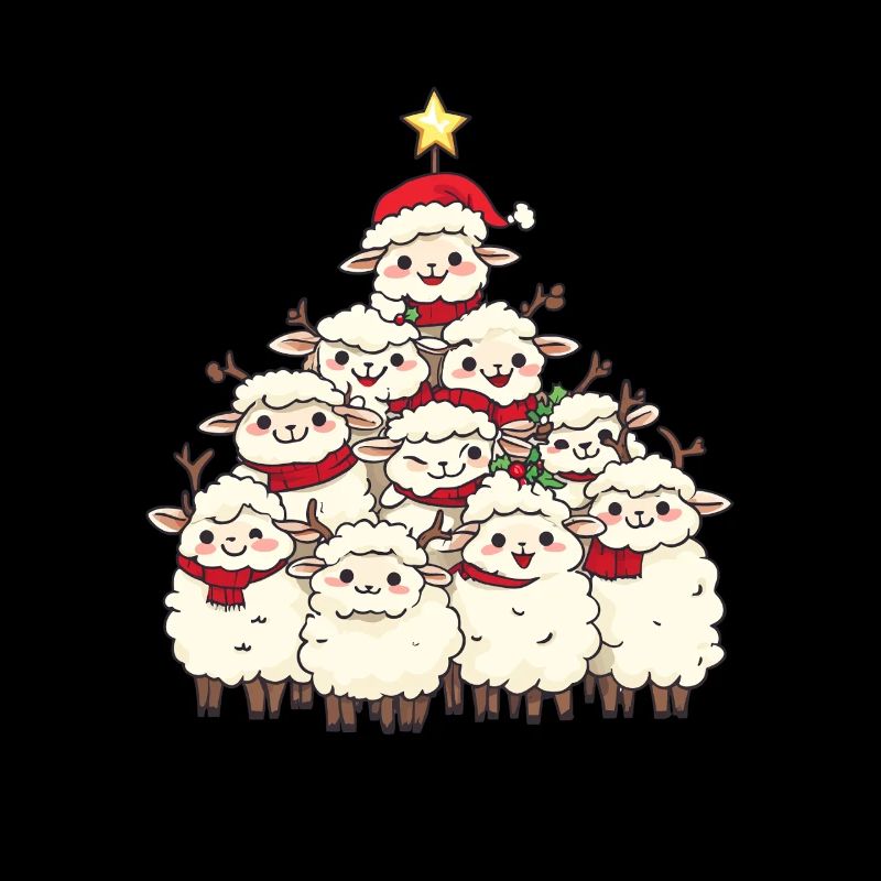 Schaf Weihnachten Christbaum