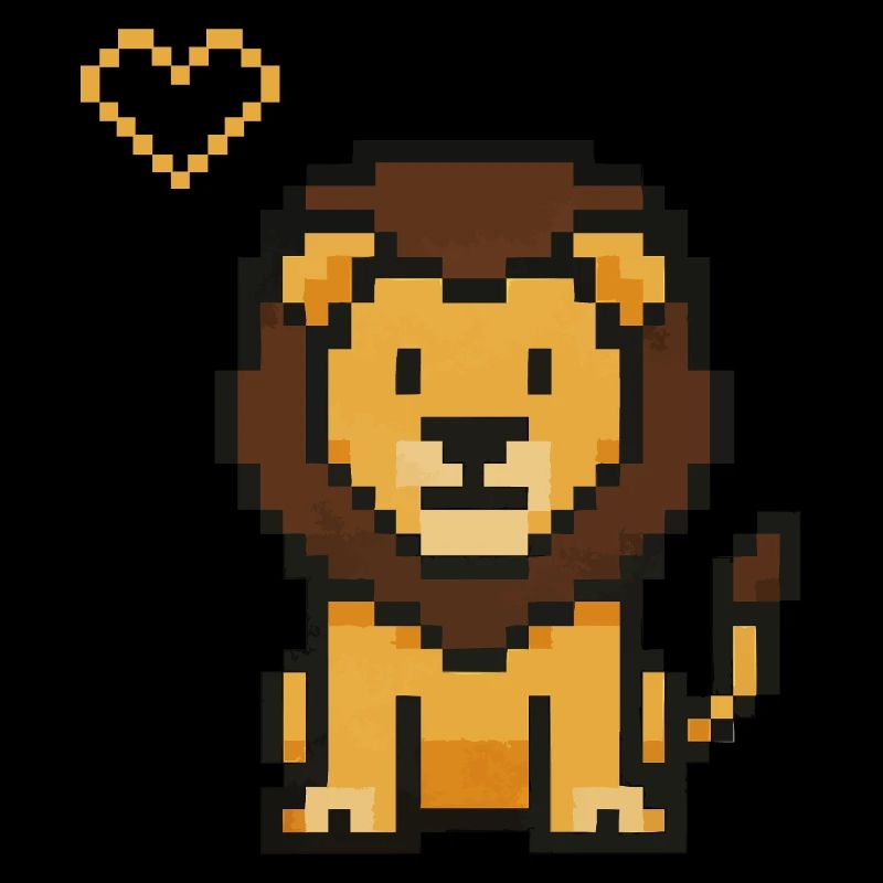 Löwe Pixel