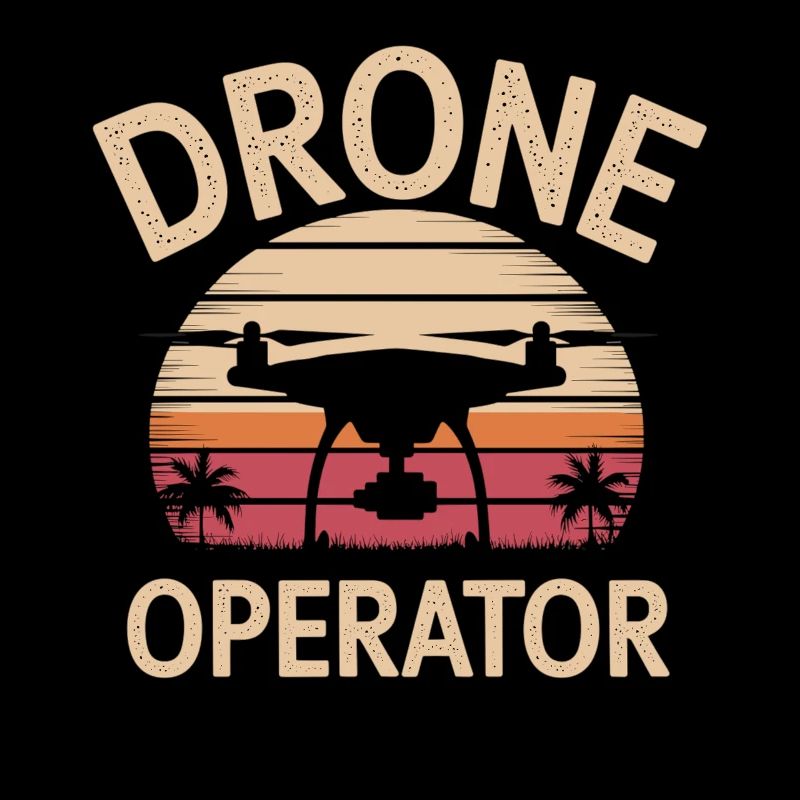 Pilote de drone look rétro