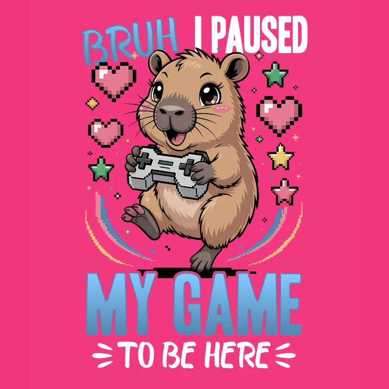 Capybara Gamer Gaming