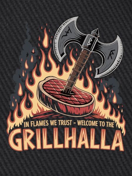 Wikinger Grill Shirt