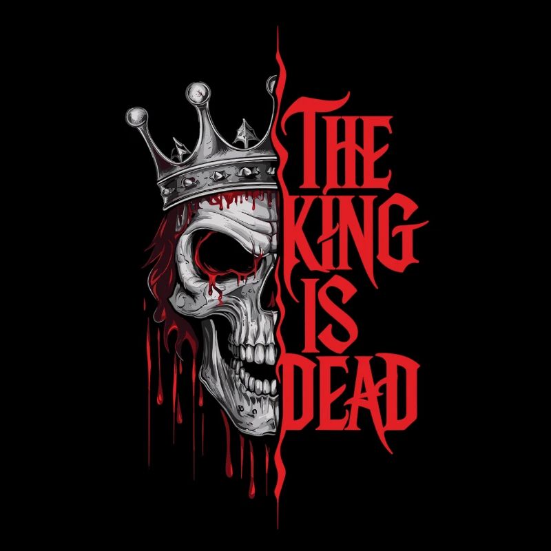 The King Is Dead Skull