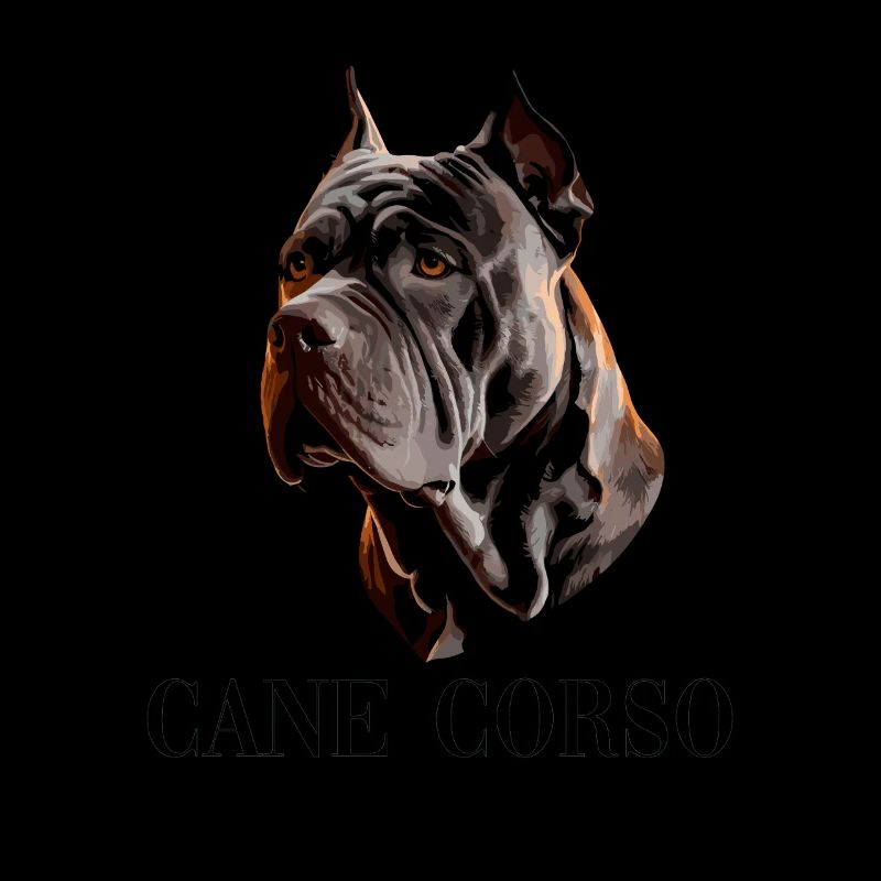 Majestueux Cane Corso Portrait Artwork pour