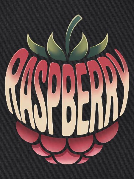 Raspberry - Cool Fruit Logo