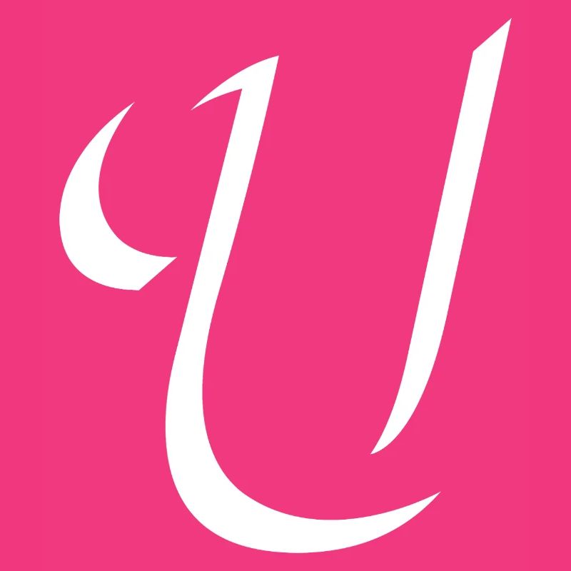 Elegant Letter U pattern with dynamic shape