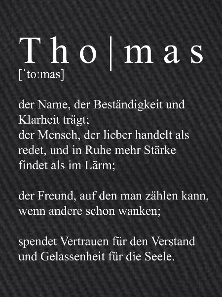 Thomas Definition Typografie 