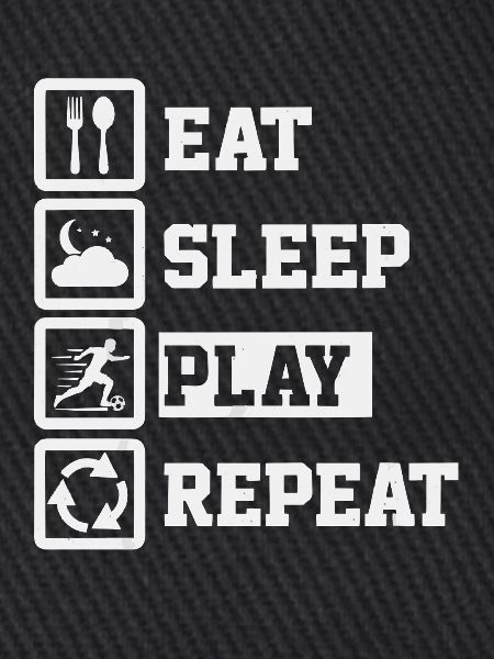 Eat Sleep Play Soccer Repeat