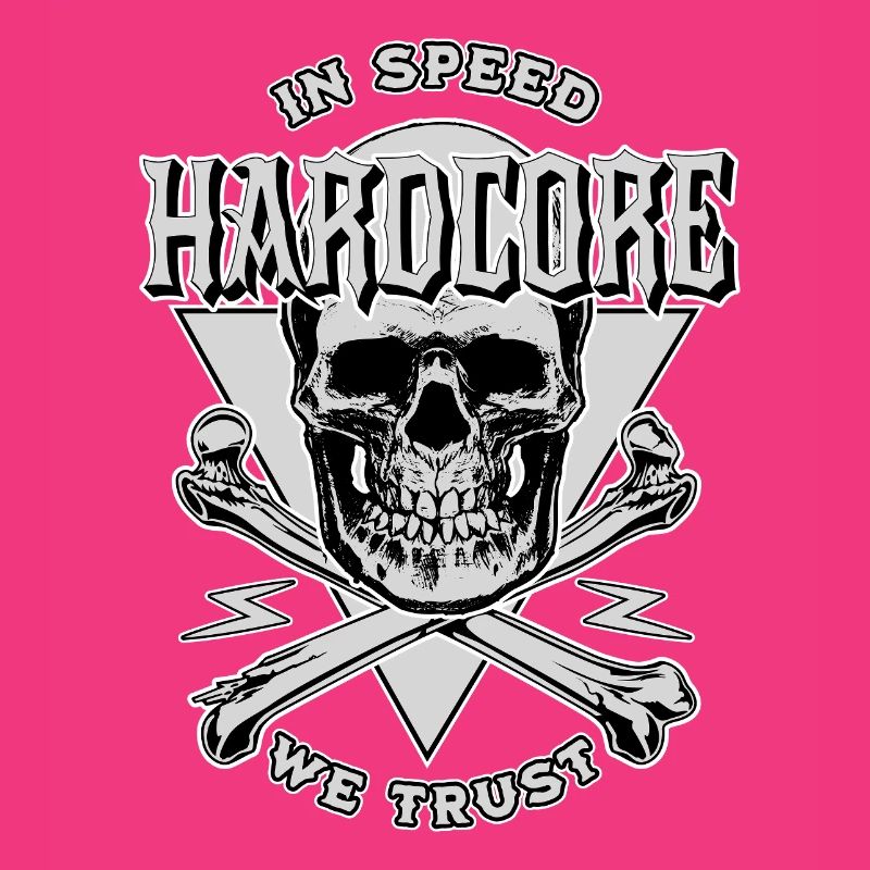 Motorcycle Biker Chopper Custom with Skull