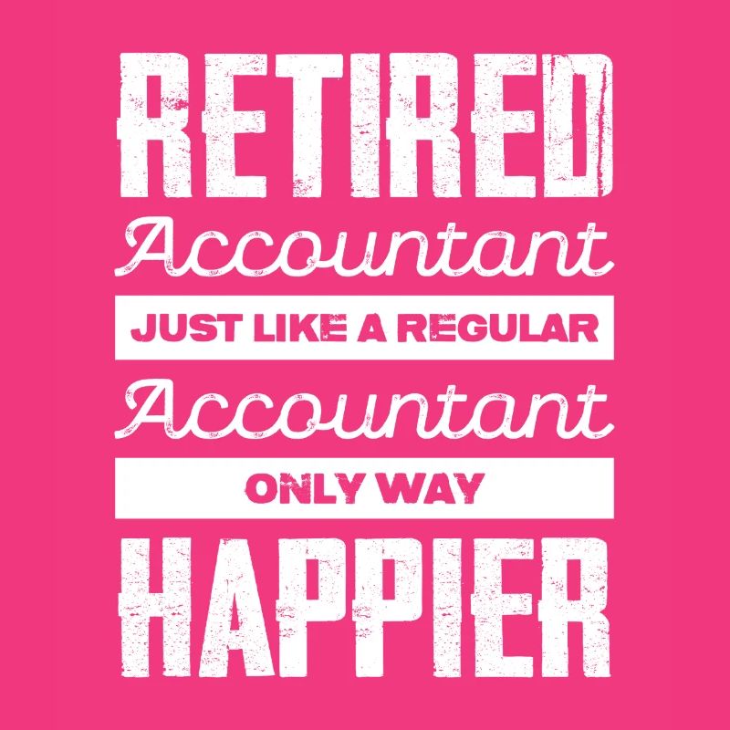 Comptable de retraite heureux