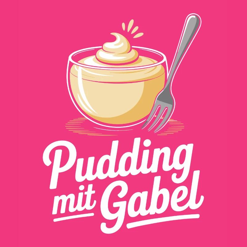 Pudding Mit Gabel