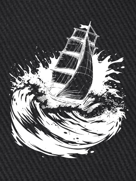 Energischer Segelkunst-Segler