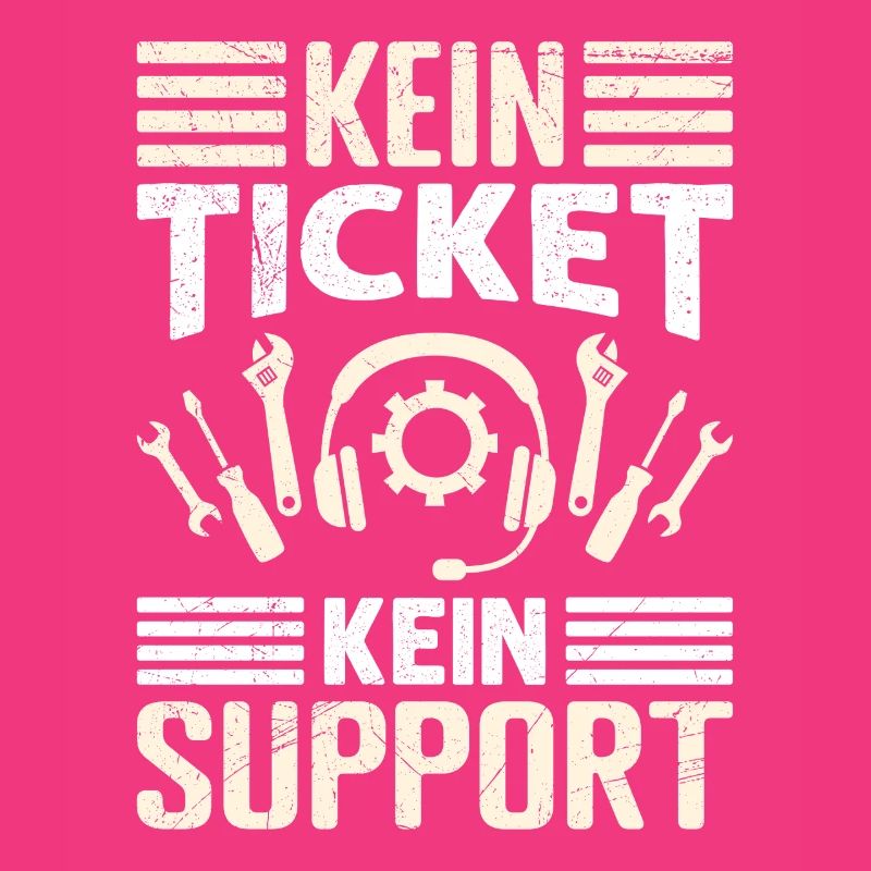 Nerd Computer NO TICKET NO SUPPORT FUNNY