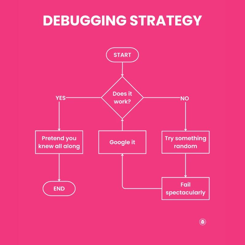 Debugging Strategy Flowchart - Does It Work Gift