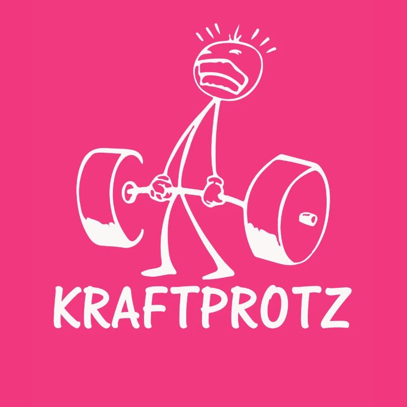 Strichmännchen KRAFTPROTZ Lustiges