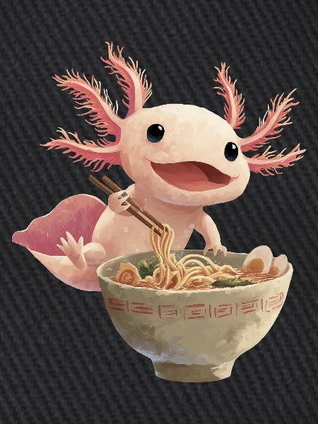 Axolotl Ramen Nudeln