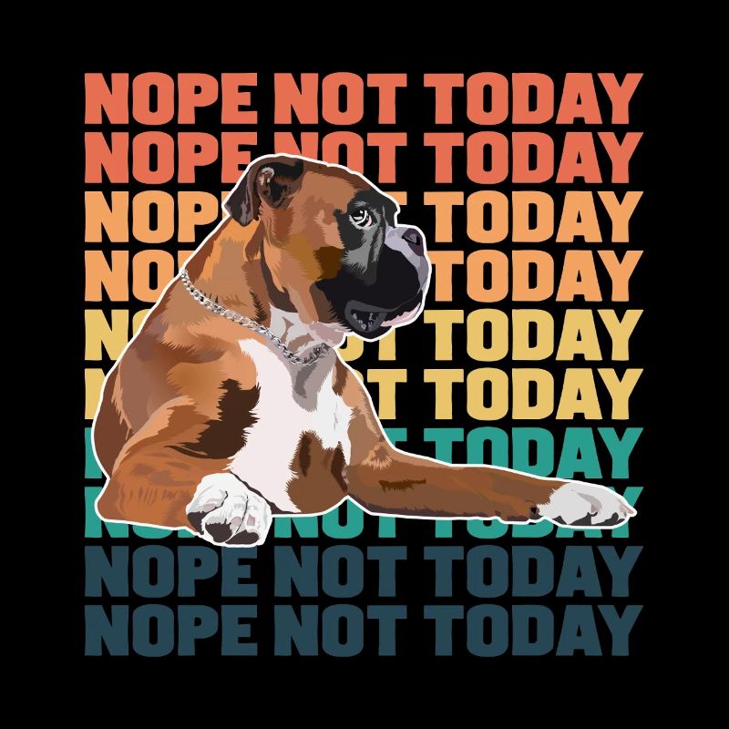 Boxerhund Nein, nicht heute