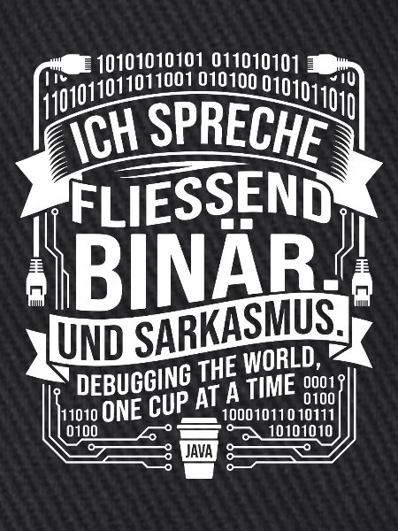 Coding Binary Coffee Sarcasm