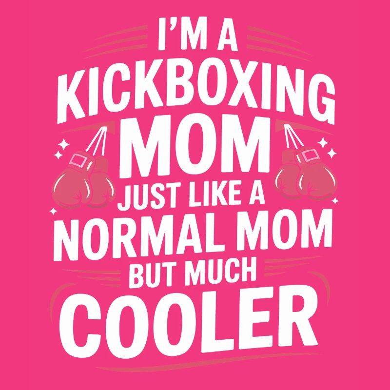 Kickboxing Mutter Motiv