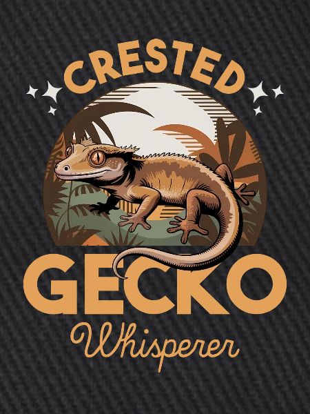 Funny Reptile Crested Gecko