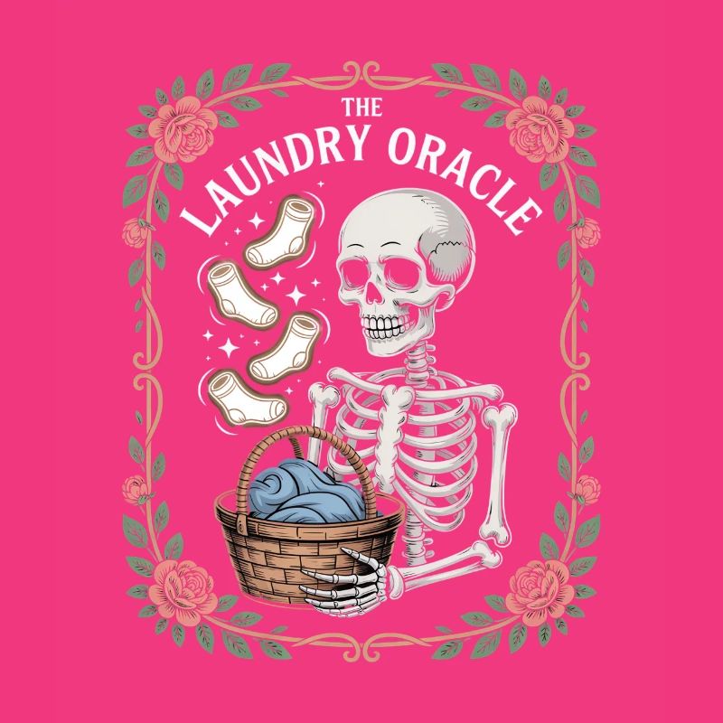 The Laundry Oracle Skeleton Laundry Humor