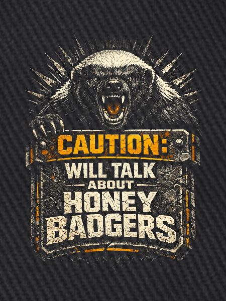Honigdachs Honey Badger Tier
