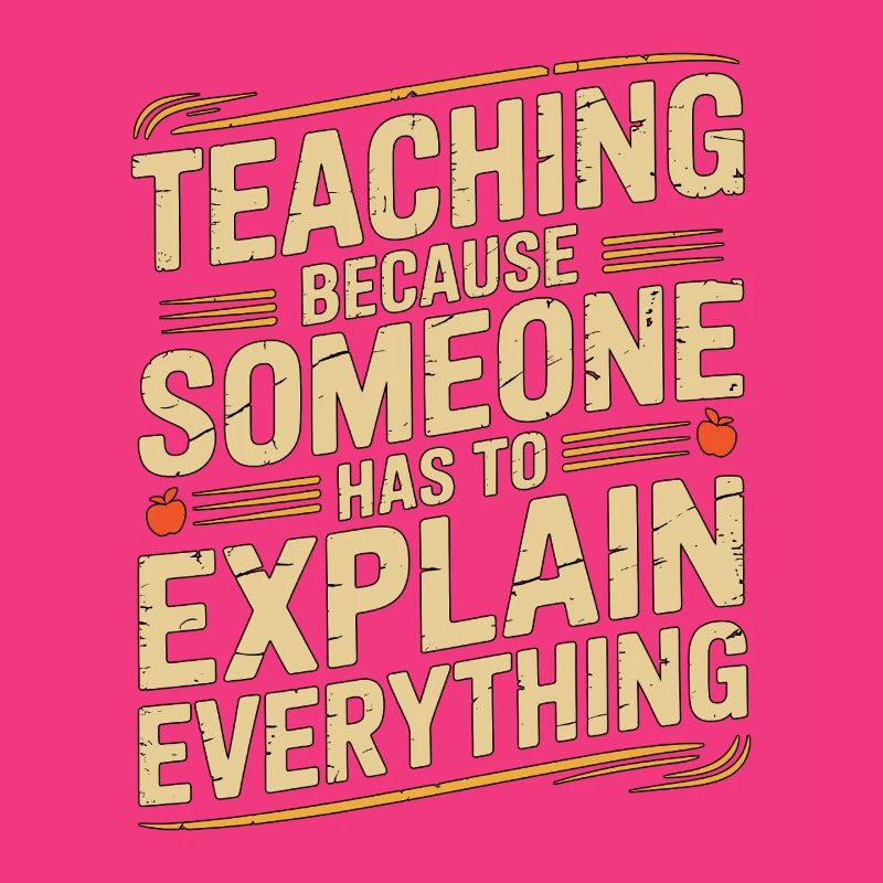 Elementary Teacher Teaching Because School Tutor