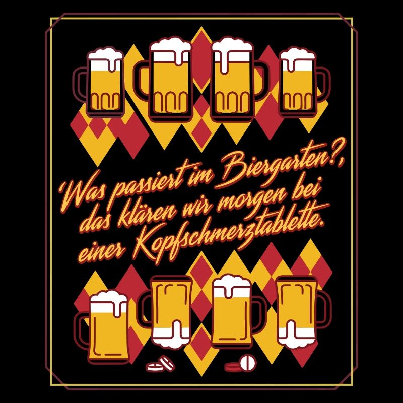 Biergarten Kater Humor