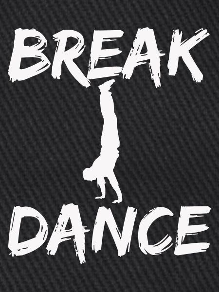 Breakdance Silhouette Motiv