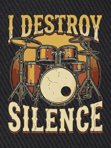 I Destroy Silence Drum Schlagzeug