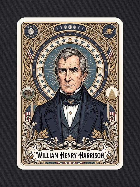 William Henry Harrison Tarotkarte