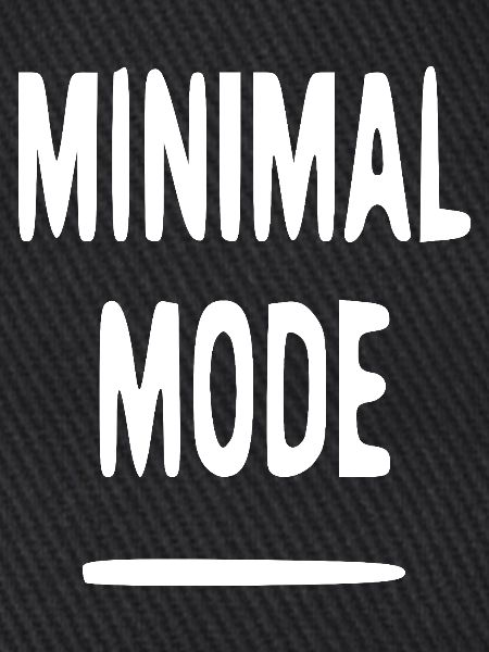 Minimal Mode Typo-Print