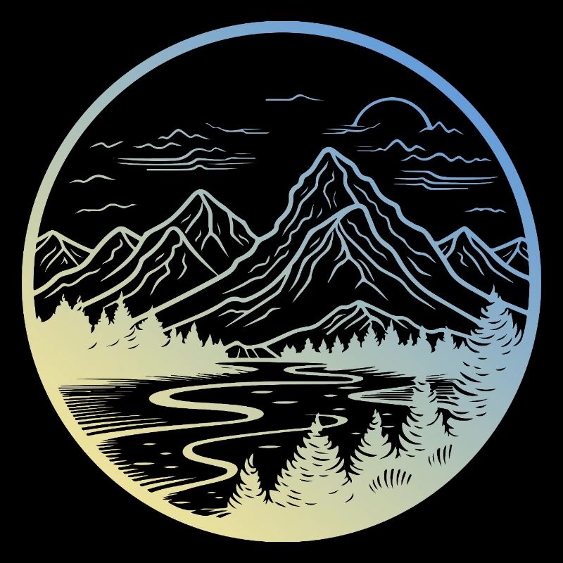 Paysage de montagnes