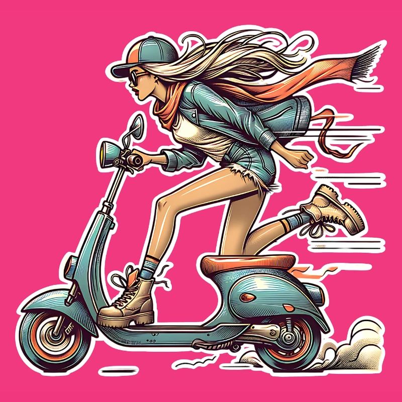 Motorroller Mofa Moped Roller