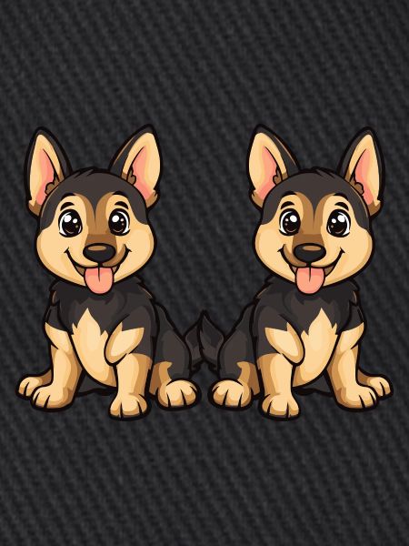 German Shepherd Hund Comic