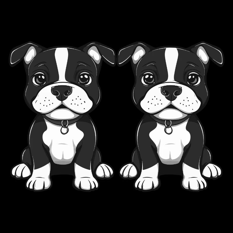 Pit Terrier Dog Comic