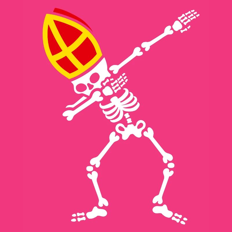 Dab Sinterklaas dab skeleton Saint dabbing dabbing