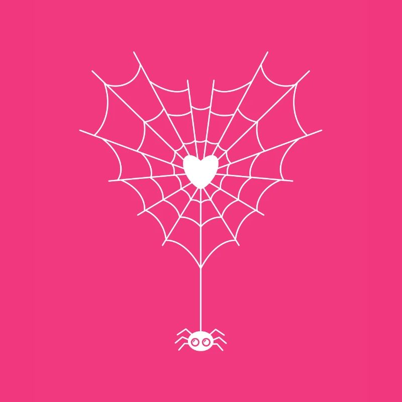 Spinne im Spinnennetz