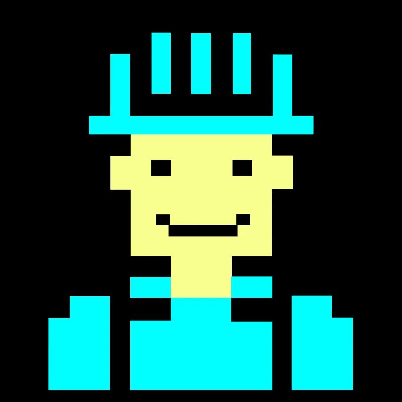 Construction Worker Pixel 01