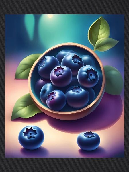 Leckere Heidelbeeren