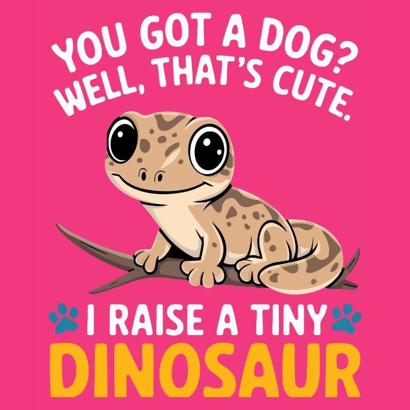 Funny Tiny Dinosaur Lizard