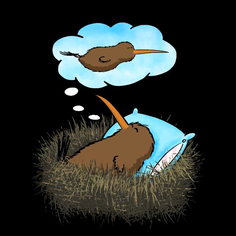 Kiwi Vogel Träumen
