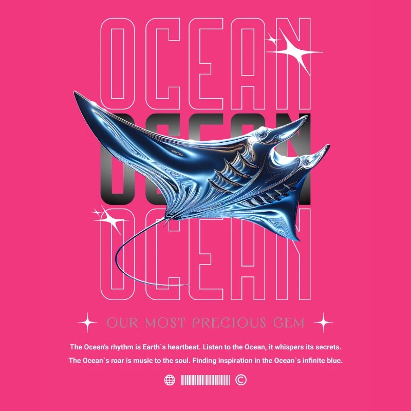 Ocean Manta Kostbarer Schatz