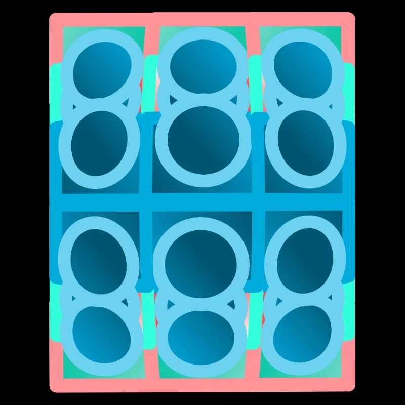 blue pattern, graphic art