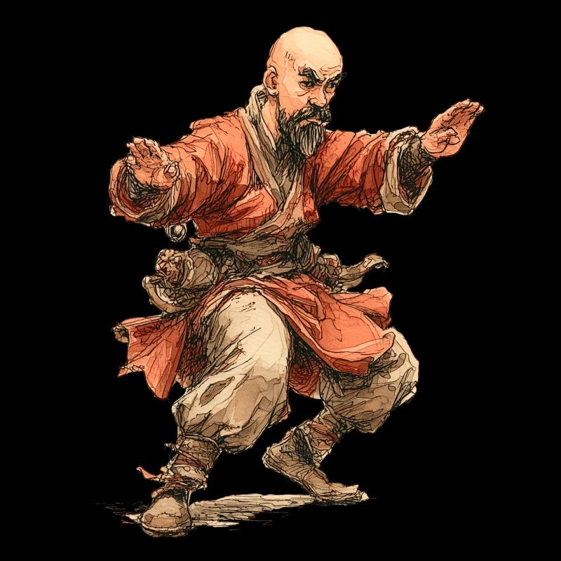 Kungfu Mönch