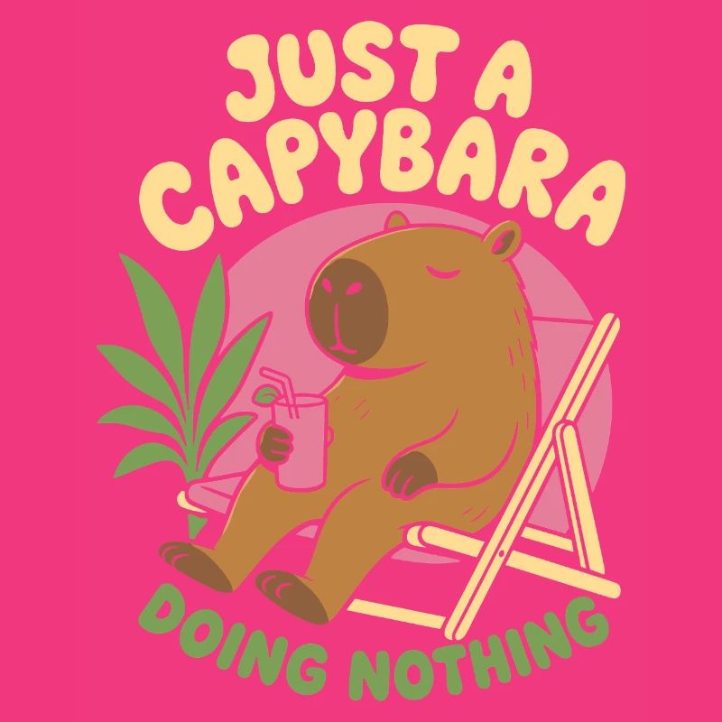Just A Capybara Doing Nothing