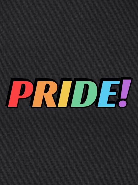 Pride Regenbogen Text