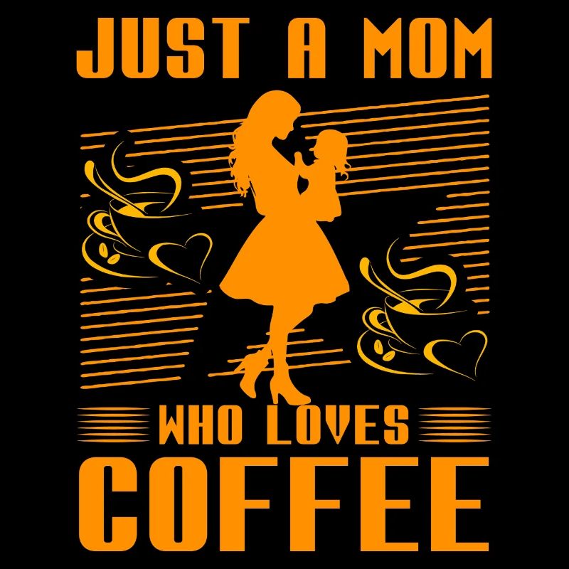 Nur eine Mutter, die Kaffee liebt