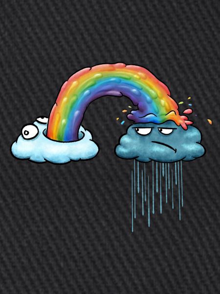 Regenbogen-Wolke