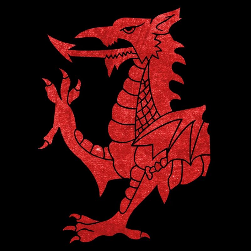 Welsh Dragon Rampant