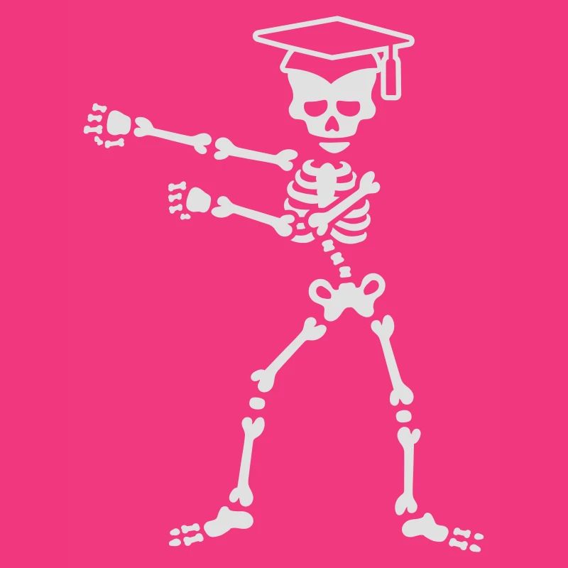 Graduation the floss dance flossing skeleton